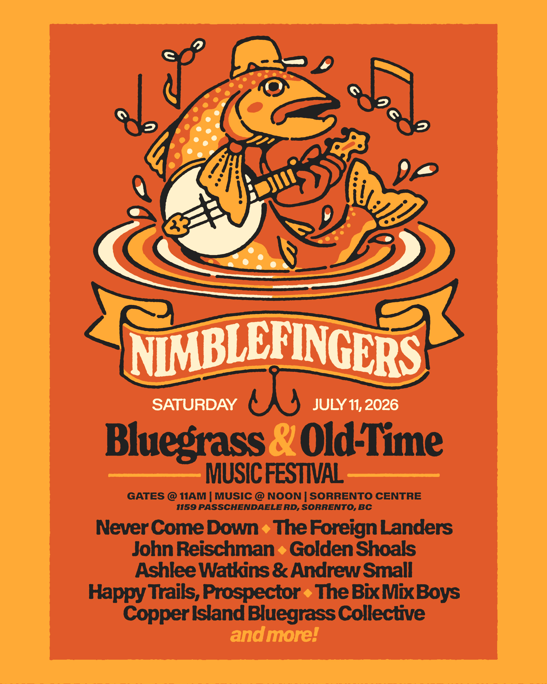Nimble Fingers Bluegrass & Old Time Workshop and Festival 2026