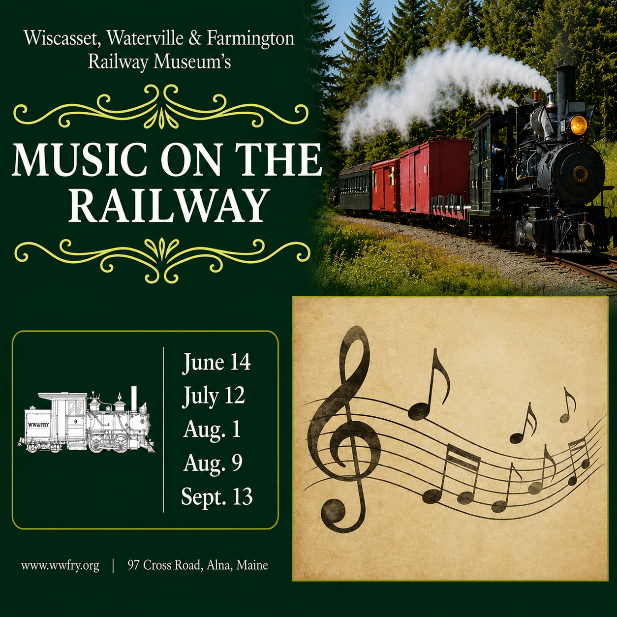 Wiscasset, Waterville And Farmington Railway Museum